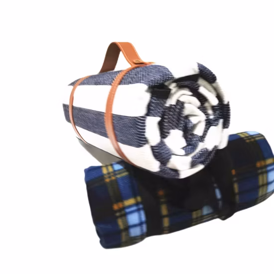 Foldable Washable PEVA Waterproof Outdoor Camping Sleeping Plush Fabric Picnic Mat