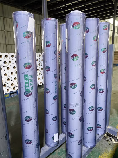 Super Normal Clear Soft Rigid PVC Film Rolls
